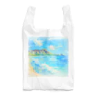 ALOHA from HAWAII 〜ハワイから愛を込めて〜の水彩画ワイキキビーチ Reusable Bag