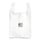 ganeshaのフェンシングをする白黒のゴリラ Reusable Bag