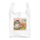 Y m @Y's shopの猫とチューリップ Reusable Bag