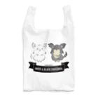 SpicaProducts｜チワワとイイモノ扱うストア🐾の白チワさんと黒チワくん「せいれつ」 Reusable Bag