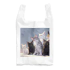 ピンクリボンのねこねこねこ Reusable Bag