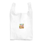 adjustの蝶々と一緒に遊んでいるかわいいウーパールーパー Reusable Bag