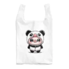 着ぐるみアニマル×けーのパンダの着ぐるみを着たブタ Reusable Bag