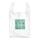 pandownloadのガラス瓶の中のヤシの木パンダ Reusable Bag