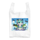 ドラにゃん🐾のグリーンドラニャン  Reusable Bag