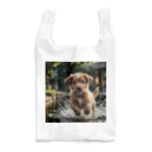 mamekichi445の水遊び楽しむ子犬くん Reusable Bag