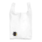 ふでもじ工房　縁奏のビール片手に黒ネコのよりちゃん Reusable Bag