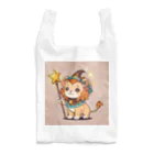 ganeshaの魔法の杖を持ったかわいいライオン Reusable Bag