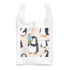 ganeshaの花を持ったかわいいペンギン Reusable Bag