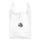 komi39の赤いパンツ着用したゴジラ Reusable Bag