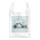 nerobooのお店の一筆書きの車のキャラクターグッズです Reusable Bag