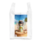 ぷぷオレンジの海の妖精こけしちゃん Reusable Bag