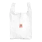 ぷぷオレンジのキラキラ花ミックスこけしちゃん Reusable Bag