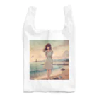 inuneko2004の海辺の女の子 Reusable Bag