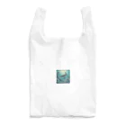 海の幸のウミガメと水流 Reusable Bag