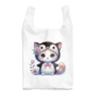 Snow-peaceのペンギンコスチュームのキュートな子猫 Reusable Bag