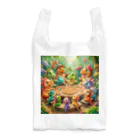 ディノラバ！！ 🦖　　　    　  　　 - DINO LOVER -のピザを食べる恐竜の子供たち！ Reusable Bag