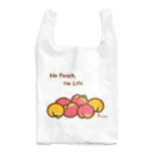 Nari's Farm(ナリズファーム)ひつじと桃の桃ゴロゴロ Reusable Bag