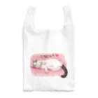 Ａｔｅｌｉｅｒ　Ｈｅｕｒｅｕｘの猫パステル画〈ごろにゃん💗〉 Reusable Bag