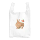 Ralriruのうさぎのクリームいちご乗せ Reusable Bag