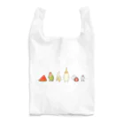 ことりグッズ屋の鳥と食べ物 Reusable Bag