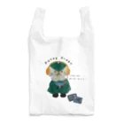 milky pop.のパンジーグリーン Reusable Bag