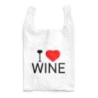 オールドファッションのI LOVE WINE Reusable Bag