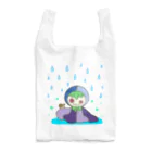 あおつるSUZURIショップの雨の日の小さな友達 Reusable Bag