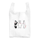 OMOCHAISM／竹内礼.AyaTakeuchiのどうぶつさんシリーズ　パンダさんとうさぎさんあいさつする Reusable Bag