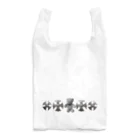 💜Salon de Lucia💜のGreek Crosses Teddy - monochrome Reusable Bag