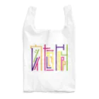 親子設計 ruchire 『知育文字』の『ウレシイたのしいHAPPY』 Reusable Bag