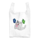 ウサネコのゾワゾワゆーれい Reusable Bag