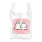 ヤママユ(ヤママユ・ペンギイナ)のふたごのジェンツーペンギン(dotpink) Reusable Bag