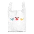 琥珀色に咲く花のカニパーティー Reusable Bag