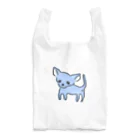 akane_art（茜音工房）のゆるチワワ（ブルー） Reusable Bag