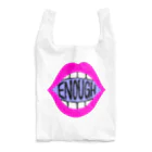 Mieko_KawasakiのENOUGH IS ENOUGH! MOUTH PINK Reusable Bag