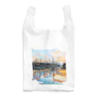 マロマロの夕暮れヨットハーバー Reusable Bag