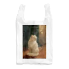 ゆーさんのアルトゥール・ヘイヤー　Weiße Katze Und Zwei Zitronenfalter Reusable Bag