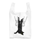 小鳥と映画館のキャット トラップ 靴下に猫柄入りバージョン Reusable Bag