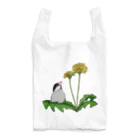 prunelleの文鳥とタンポポ Reusable Bag