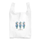 chaCo life with color&natureのハチワレ振り向きにゃんこエコバッグ(油絵) Reusable Bag