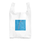 うさぎちゃんアイランドのストロー エコバッグ ブルー Reusable Bag