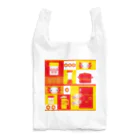 冷蔵庫からウーパールーパーのレトロウパ赤 Reusable Bag