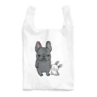 2216studioの見つめるフレブルちゃん。クロい子。 Reusable Bag