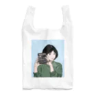 astronautのポラロイドの彼女 Reusable Bag