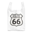 DRIPPEDのROUTE 66-ルート66-モノクロロゴ Reusable Bag