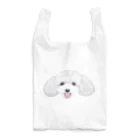 遥ん/犬顔絵　の「保護犬カフェ支援」グッズ プードル Reusable Bag