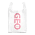 ジオガシ旅行団のGEOシリーズ_PinkLogo エコバッグ