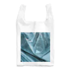 サト市場のビニール袋柄エコバッグ-ブルー- Reusable Bag