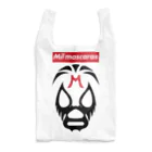 DRIPPEDのMIL MASCARAS-ミル・マスカラス-赤ボックスロゴ Reusable Bag